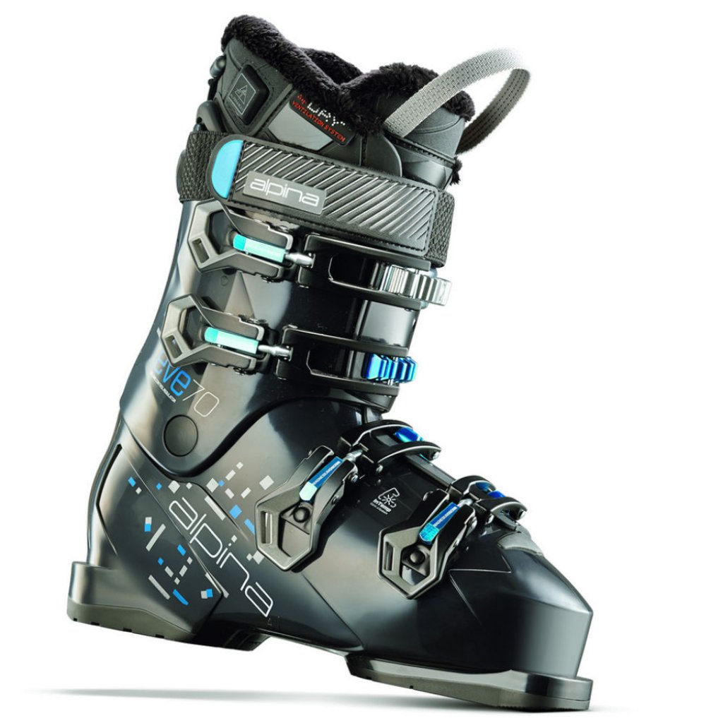 Alpina Eve 85 Heated Women's Skl Boots Size 25.5 With In-Temp Heating System
